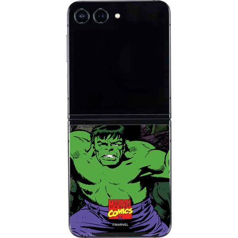 Marvel Classic Comics Hulk Fighter Vintage Galaxy Z Flip5 5G Skin